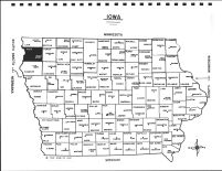 Iowa State Map, Sioux County 1997